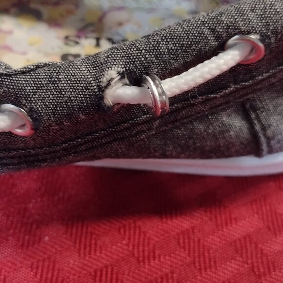 Women’s Canvas Casual Black and White Shoes – Size 7 - Picture 12 of 14